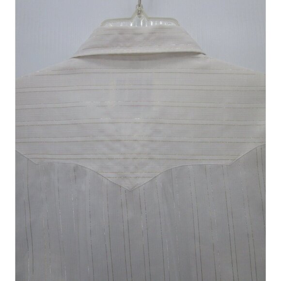 VINTAGE Miller Stockman Shirt Large Western Pearl Snap Rockabilly - Picture 7 of 10